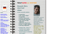 Desktop Screenshot of nemettanar.info